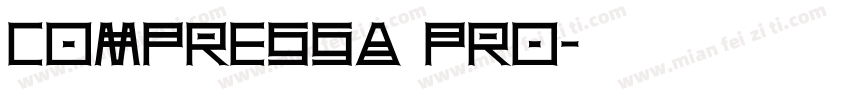 Compressa PRO字体转换